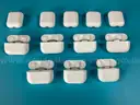 12 - Misc. EMPTY Apple AirPods and AirPods Pro Charging Cases, All Power On