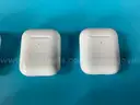 12 - Misc. EMPTY Apple AirPods and AirPods Pro Charging Cases, All Power On