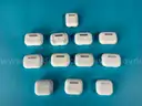 12 - Misc. EMPTY Apple AirPods and AirPods Pro Charging Cases, All Power On