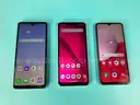 3 - Cellphones (Unlocked): 1 - Samsung, 1 - T-Mobile, and 1 - LG, All Power On