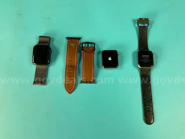 3 - Apple Watches (Unlocked) with Bands, All Power On