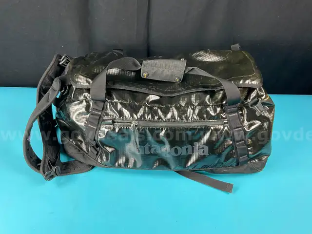 Fashion Bag Labeled: Patagonia 55L Black Hole Duffel Bag