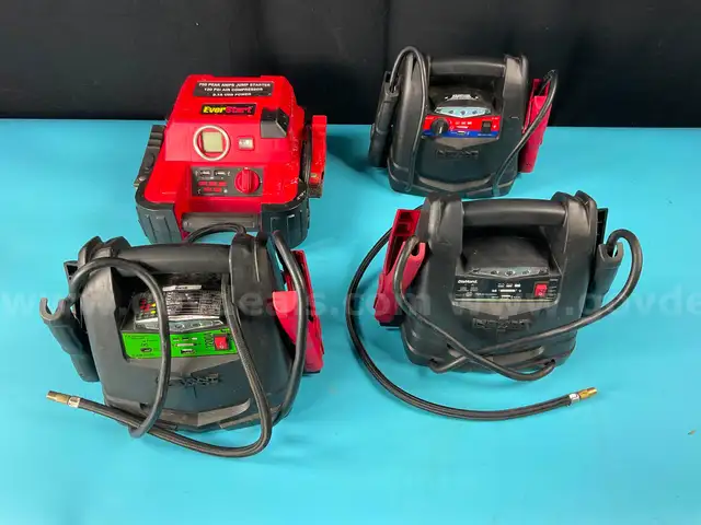 4 - Vehicle Jump Start Boxes, All Power On