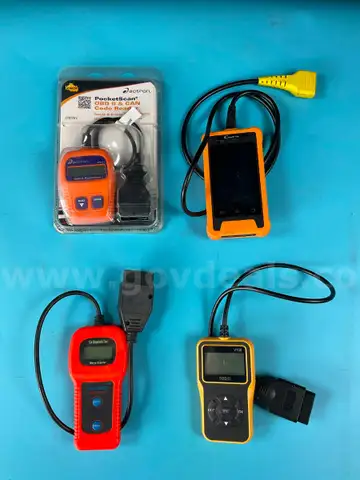 4 - Car Scanning Tools: Actron, Launch, Memoscan and Unknown