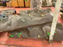 Six Piece Rock Climbing Wall with Frame and Hardware