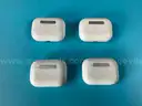 4 - Apple AirPods Pro 1 with MagSafe Charging Cases (Lightning) Model A2190, All Power On (1 - Scratched)