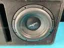 2 - Skar Audio 12" Subwoofers in Kicker Comp C Box, Dimensions 32"x17"x16", Untested (Minor Exterior Damage)