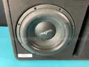 2 - Skar Audio 12" Subwoofers in Kicker Comp C Box, Dimensions 32"x17"x16", Untested (Minor Exterior Damage)