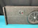 2 - 10" Kicker Comp Subwoofers in B Box Dimensions 50.5"x8"x12", Untested