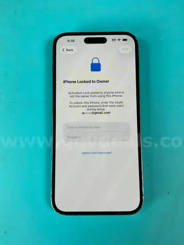 Apple iPhone 14 Pro Max (User Locked) Model A2651 1TB IMEI 357183965086161, Powers On (Backing Cracked)