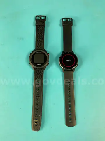 2 - Garmin Smart Watches (Unlocked) Both Power On: 1 - Vivo Active 5 and 1 - Approach S12