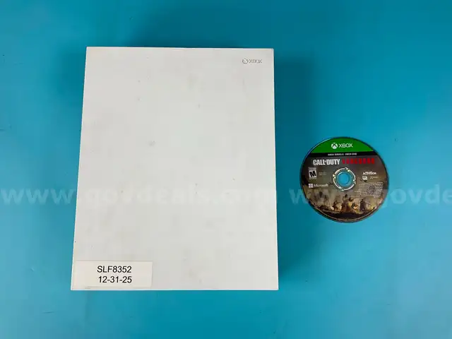 Microsoft Xbox One X Model 1787 1TB Storage with Call of Duty Vanguard Game Disc, Powers On, No Power Cable Included