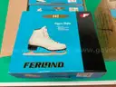 10 - Ferland Figure Skates, Some with Boxes: 4 - Size 12, 1 - Size 9 and 5 - Size 2
