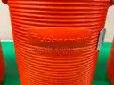 3 - Rubbermaid Orange Water Coolers Model 1685