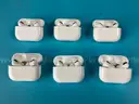 6 - Apple AirPods Pro 1 with MagSafe Charging Cases (Lightning) Model A2190, All Power On