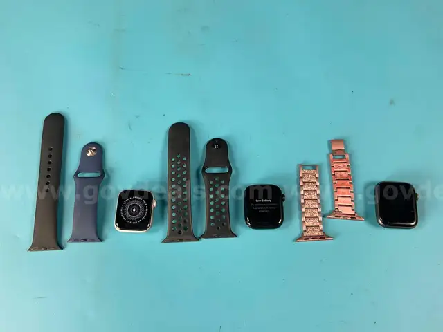 3 - Apple Watches with Bands (User Locked) All Power On (Some with Wear and Tear)