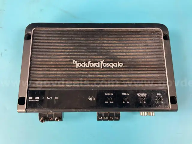 Rockford Fosgate Amplifier Prime Model R1200-1D (Untested)