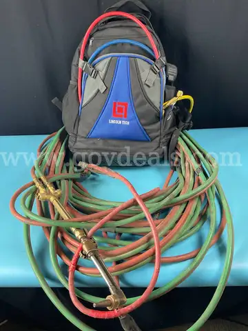 Lincoln Tech Tool Bag with Welding accessories, AC Attachment and Misc. Hand Tools