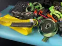 Lot of Misc. Tie Downs, Bungee Cords and Straps
