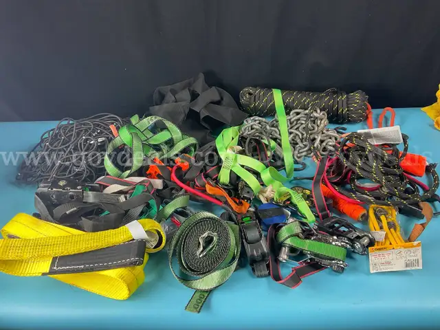 Lot of Misc. Tie Downs, Bungee Cords and Straps