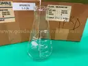 12 - Kimble Kimax 500ml Erlenmeyer Flasks Model 26650 in Boxes