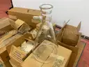 1 - Pallet of Misc. Laboratory Glassware from Kimble/Kimax and Corning/Pyrex