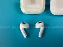 4 - Apple AirPods 3 with Lightning Charging Cases Model A2897, Both Power On (1 - Scratched)