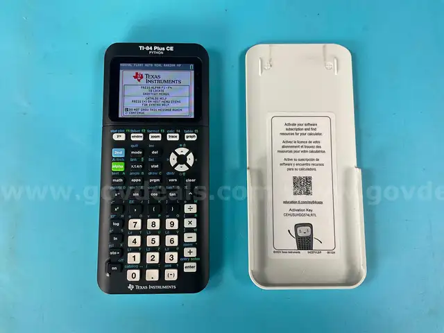 Texas Instruments TI-84 Plus CE Python Graphing Calculator, Powers On