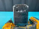 2 - DeWalt Cordless Power Tools with Batteries, Both Power On