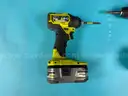2 - Ryobi Cordless Power Tools with Batteries, Both Power On