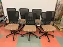 7 - Haworth Zody Mesh Rolling Office Chairs, Dimensions: 29" x 29", Height Adjustable