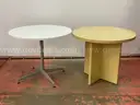 2 - Round Tables, Make and Model Unknown, Dimensions: 36" x 36" x 30"
