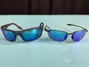 5 - Fashion Sunglasses Labeled as Maui Jim With 2 - Cases