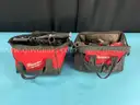 2 - Tool Bags, Milwaukee & Husky With Misc Hand Tools