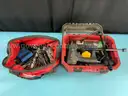 Milwaukee Tool Bag & Husky Tool Box With Misc Tools