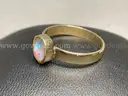 Gold Ring With Stone, Size 8, 2.94 Grams