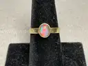 Gold Ring With Stone, Size 8, 2.94 Grams