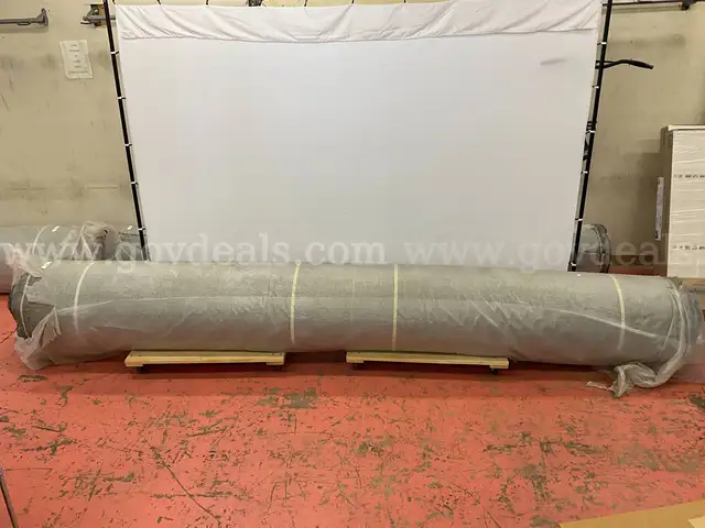 Dark Colored Commercial Roll of Carpet, 148" Long