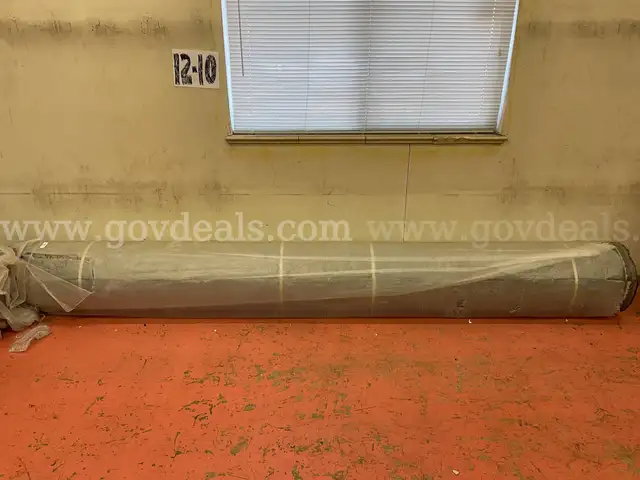 Dark Colored Commercial Roll of Carpet, 148" Long
