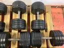 Lot of Troy Dumbbells, Weights From 50lbs - 75lbs (Wear & Tear)