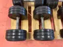 Lot of Troy Dumbbells, Weights From 50lbs - 75lbs (Wear & Tear)