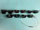 5 - Fashion Sunglasses, Labeled As Maui Jim With 1 - Case