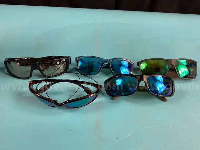 5 - Fashion Sunglasses, Labeled As Costa
