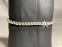 Gold Bracelet With Diamonds, 11.46 Grams