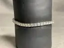 Gold Bracelet With Diamonds, 11.46 Grams