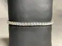 Gold Bracelet With Diamonds, 11.46 Grams
