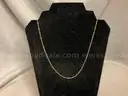 Gold Necklace, 1.24 Grams, 21" Length