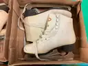 5 - Pairs of Ferland Ice Skates in Boxes, Various Models & Sizes