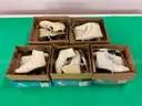 5 - Pairs of Ferland Ice Skates in Boxes, Various Models & Sizes