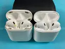 10 - Apple Airpods With Charging Cases, 1st Gen, Model 1602